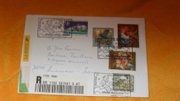 ENVELOPPE DE 1999../ RECOMMANDE RRR 1150 567641 9 AT WIEN 1150..AUTRICHE CACHETS POUR ANNEMASSE + TIMBRES X5 - Brieven En Documenten