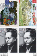 1V4 JE  Lot De 4 Cartes Maximum Du 04 Alpes De Haute Provence Jean Giono Ferrari Observatoire St Michel - Collections, Lots & Series