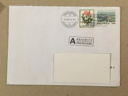 Schweiz  Svizzera Suisse Used Letter Stamp On Cover Pro Juventute 1972 Rose Eclepens - Autres & Non Classés