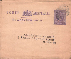 SOUTH AUSTRALIA - WRAPPER HALFPENNY - MELBOURNE / 5226 - Brieven En Documenten