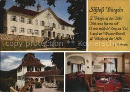 72417504 Kandern Schloss Buergeln Restaurant Kandern - Kandern