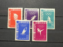 1956 MNH. Romania Melbourne’56 - Ete 1956: Melbourne