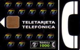 Telefonkarte Spanien, Teletarjeta Telefónica, 1000 - Zonder Classificatie