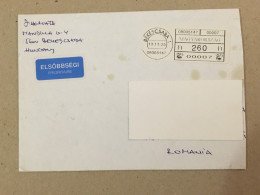 Hungary Magyarorszag Used Letter Stamp Circulated Cover Postal Label Printed Sticker Stamp 2013 - Covers & Documents