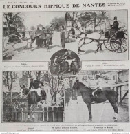 1907 NANTES - LE CONCOURS HIPPIQUE  - LA VIE AU GRAND AIR - Reiten