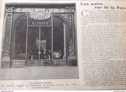 1907 AUTOMOBILE - NOUVEAU MAGASIN DE LA MARQUE FIAT - 9 RUE DE LA PAIX PARIS - LA VIE AU GRAND AIR - Livres