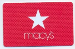 Macy's, U.S.A., Carte Cadeau Pour Collection, Sans Valeur # Macys-10 - Treuekarten