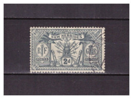 NOUVELLES  HEBRIDES    . N °  71  .   2  P   GRIS       OBLITERE   .  SUPERBE . - Used Stamps