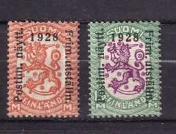 Finland 1928 Phil Exhibition  Overprint MH 15933 - Neufs