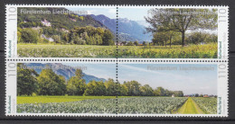 2021 Liechtenstein Scenery Views Complete Block Of MNH @ BELOW FACE VALUE - Neufs