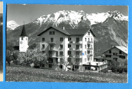 Y078, Unterbäch, Hotel Edelweiss, Klopfenstein, Circulée 1968 - Unterbäch