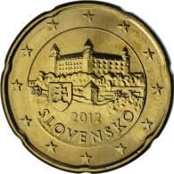 Slovaquie, 20 Euro Cent, 2012, Kremnica, BU, FDC, Or Nordique, KM:99 - Slovaquie