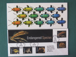 USA 2023 Cover North Pole To Nicaragua - Endangered Animal Species - Lettres & Documents