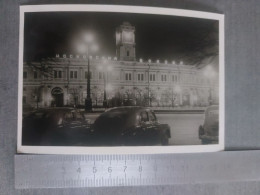 RUSSIA. LENINGRAD - ST.PETERSBURG. Moskovsky Railway Station  - Bahnhof -  Rare Old PC 1953 Old Taxi Car - Taxis & Fiacres