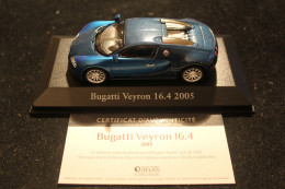 BUGATTI VEYRON 16.4 2005  ATLAS VOITURES MYTHIQUES AVEC BOITE NOTICE ET CERTIFICAT NBO 1/43 TTB - Other & Unclassified