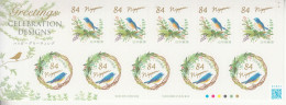 2023 Japan Celebration Greetings Birds GOLD FOIL  Miniature Sheet Of 10 MNH @ BELOW FACE VALUE - Nuovi