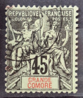 Grande Comore 1900/07 N°18 Ob TB Cote 100€ - Used Stamps
