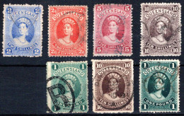 QUEENSLAND, Michel No.: 58-62 USED, Cat. Value: 485€ - Autres & Non Classés