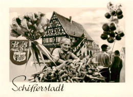 73877954 Schifferstadt Gemuesemetropole Der Pfalz Fachwerkhaus Markt Wappen Schi - Schifferstadt