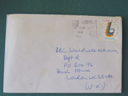 Luxembourg 1995 Cover To England - Small States European Games - Gardening Slogan - Lettres & Documents