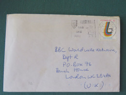 Luxembourg 1995 Cover To England - Small States European Games - Gardening Slogan - Storia Postale