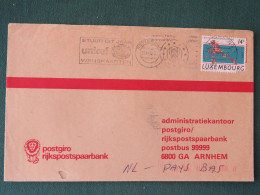 Luxembourg 1992 Cover To Holland - Olympic Games Barcelona - UNICEF Slogan - Covers & Documents