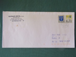 Slovakia 2000 Cover Local - Church - Arms - Storia Postale