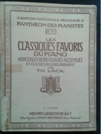 LES CLASSIQUES FAVORIS DU PIANO 2EME VOLUME TH LACK HENRY LEMOINE PARTITION - Keyboard Instruments