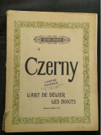 CZERNY L' ART DE DELIER LES DOIGTS POUR PIANO PARTITION EDITIONS CHOUDENS - Instruments à Clavier