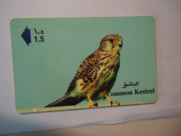 OMAN  USED   PHONECARDS  BIRD BIRDS EAGLES - Aigles & Rapaces Diurnes