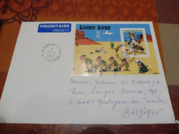 Belgique Belgie  Bd Lucky Luke Documents Oblitérée Gestemeplt Used Parfait  Perfect 2003 - Briefe U. Dokumente