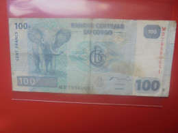 CONGO 100 FRANCS 2007 Circuler (B.33) - Demokratische Republik Kongo & Zaire