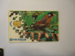 MALAYSIA  USED  PHONECARDS  BIRDS  BIRD - Autres & Non Classés