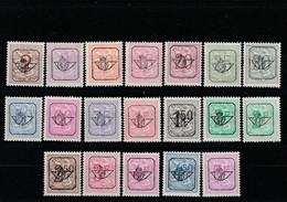 Preo  780/798 Serie No 60 ** - Typo Precancels 1967-85 (New Numerals)