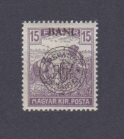 1919 Hungary New Romania 32 I Overprint - Hungary # 195 - Unused Stamps
