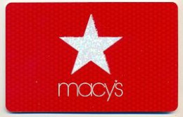 Macy's, U.S.A., Carte Cadeau Pour Collection, Sans Valeur # Macys-84 - Gift And Loyalty Cards