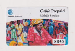 SEYCHELLES - Market Scene Remote Phonecard - Seychelles