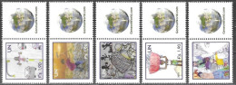 United Nations UNO UN Vereinte Nationen Geneve Genf Genèva 2010 Against Children Work 5v Mi. 726/728/730/732/734 MNH ** - Unused Stamps
