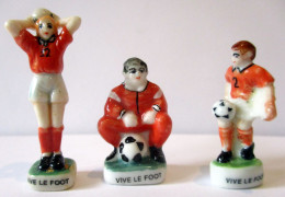 Fèves Brillantes - Vive Le Foot X 3 - 1998 - - Sport