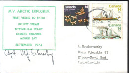 CANADA - M.V. ARCTIC EXPLORER - 1974 - Wetenschappelijke Stations & Arctic Drifting Stations