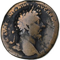 Marc Aurèle, Sesterce, 163-164, Rome, Bronze, TB, RIC:861 - Les Antonins (96 à 192)