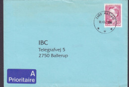 Greenland A PRIORITAIRE Label ASSIAAT 1994 Cover Brief Lettre BALLERUP Denmark Margrethe II. (Flour Paper) (Cz. Slania) - Brieven En Documenten