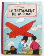 Le Stratonef H 22 Le Testament De M. Pump B5 EO 1951 - Jo, Zette & Jocko