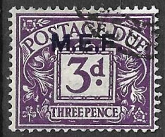 M.E.F. - 1942 - SEGNATASSE  -3D- USATO  (YVERT TX 4 - MICHEL PM 4- SS SG 4) - Britische Bes. MeF