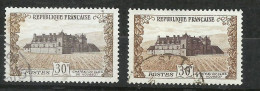 France  N° 913 Clos Vougeot  Ocre Et Noir  Oblitéré B/TB  Le Timbre Type Sur Les Scans Pour Comparer  Soldé ! ! ! - Oblitérés