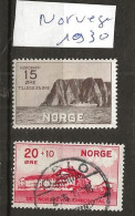 Timbre Norvege Oblitérés Année 1930 - Gebruikt