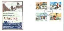 Meteorology, Geology,Glaciology,Biology. New-Zealand Involvement In Antarctica.  Letter FDC NEW-ZEALAND ANTARCTIC - Covers & Documents