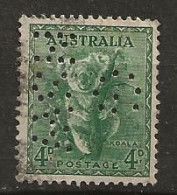 Timbre Australie Perforé ASN G - Perforés