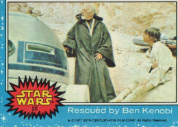 RARE / 1977 STAR WARS - Topps Original Blue Series 1 Carte # 22 - Star Wars