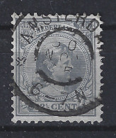 NVPH Nederland Netherlands Pays Bas Niederlande Holanda 38 CANCEL AMSTERDAM Grootrond ;  Wilhelmina 1891 - Usati